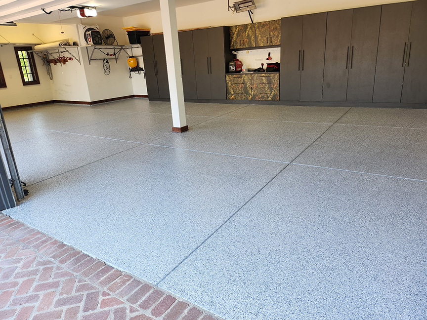 Epoxy Doesn't Last!  Old Worn Epoxy Replaced With Durable Lasting Polyaspartic Garage Floor Coating in Colorado
